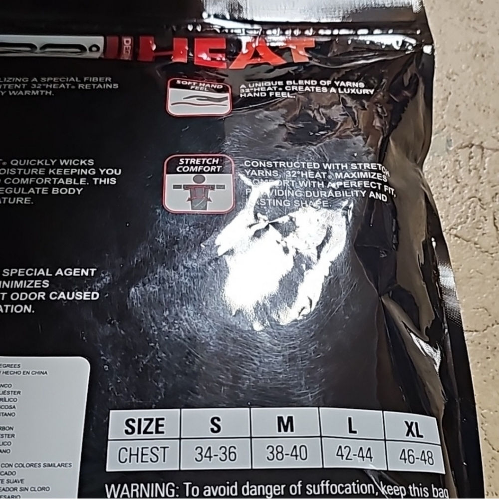 32° DEGREES MEN'S HEAT TEE 2 PK, nwt XL - Picture 4 of 4